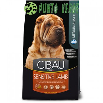 CIBAU SENSITIVE LAMB MEDIUM MAXI KG 12  